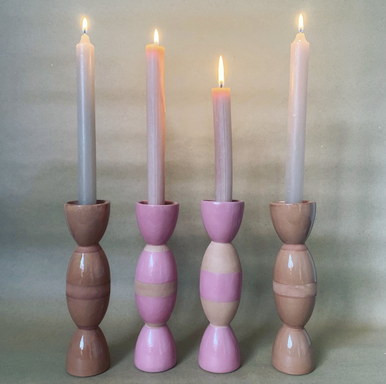 Totem Candlesticks, £155 Maison M
