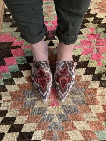 Ikat Mules, £80 Punica