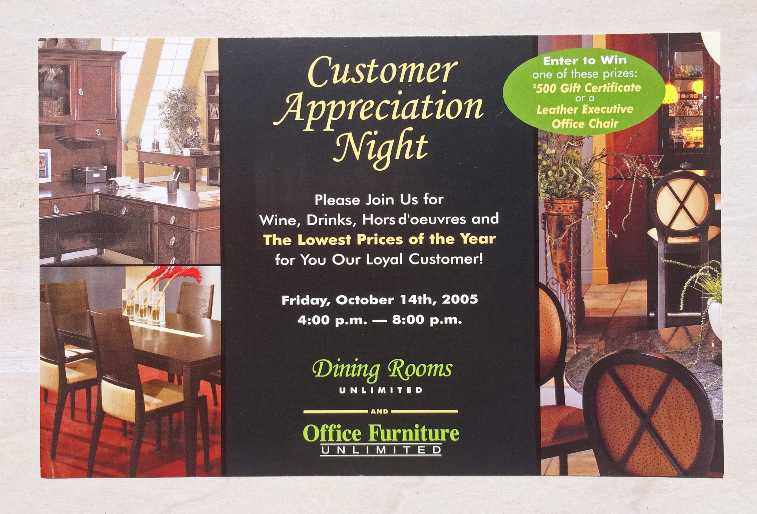  Direct Mail Postcard  (front)  