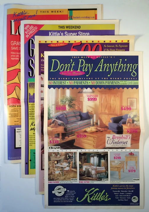  8 Page Newspaper Broadsheets 