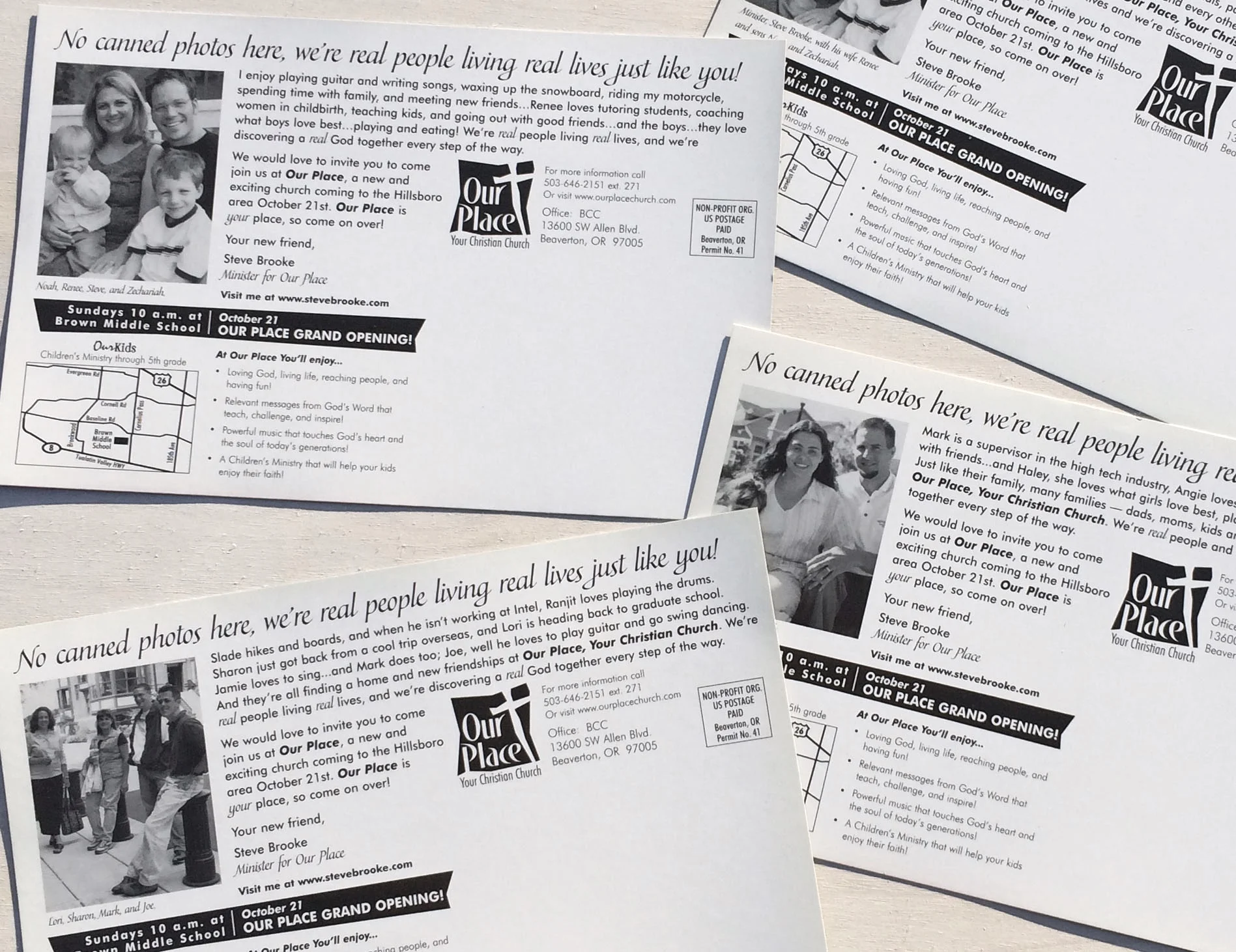  Direct Mail, Postcard Series, Map &amp; Photography  (back)  