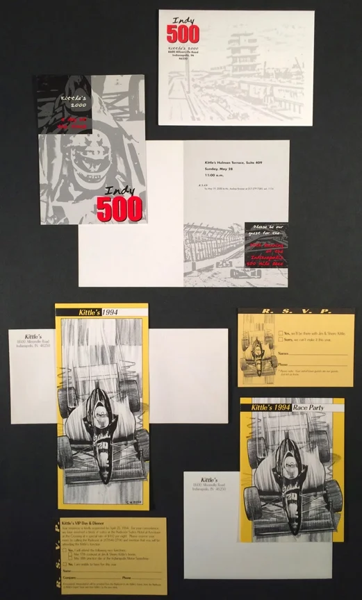  Kittle's Indianapolis 500 Invitations 