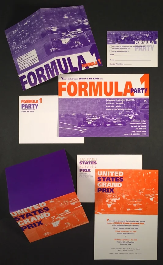  Kittle's Indianapolis Race Invitations 
