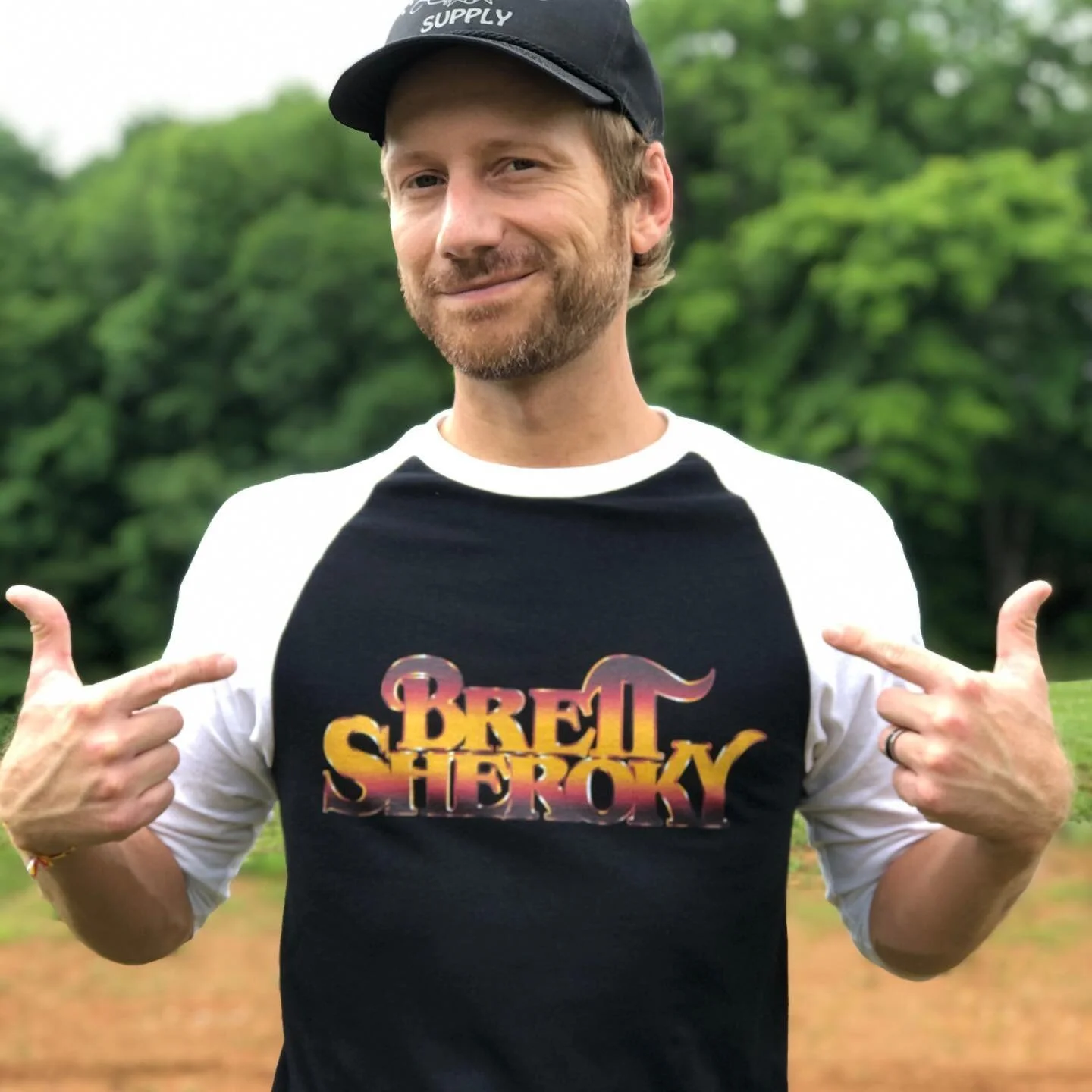 Look who has some new merch! Head on over to www.BrettSheroky.com and use code NEWMERCH10 for 10% off your order!  #cantcatchabreakifyoutakeone #merch #merchdrop #baseballtee #koozie #4goodyears #guitarpicks #merchandise #onsale #10percentoff #sale #