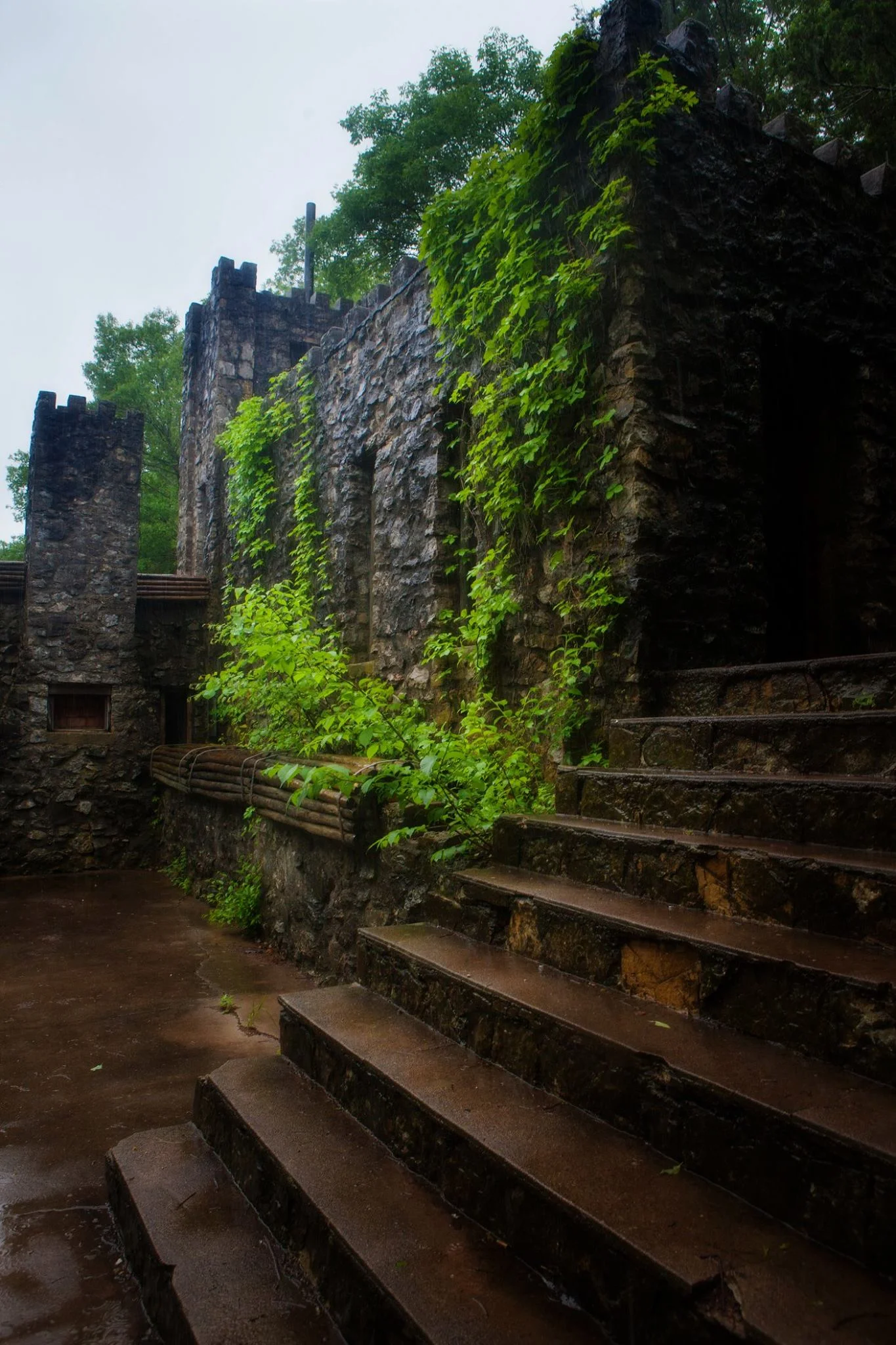 The Castle At Turner Falls Park.