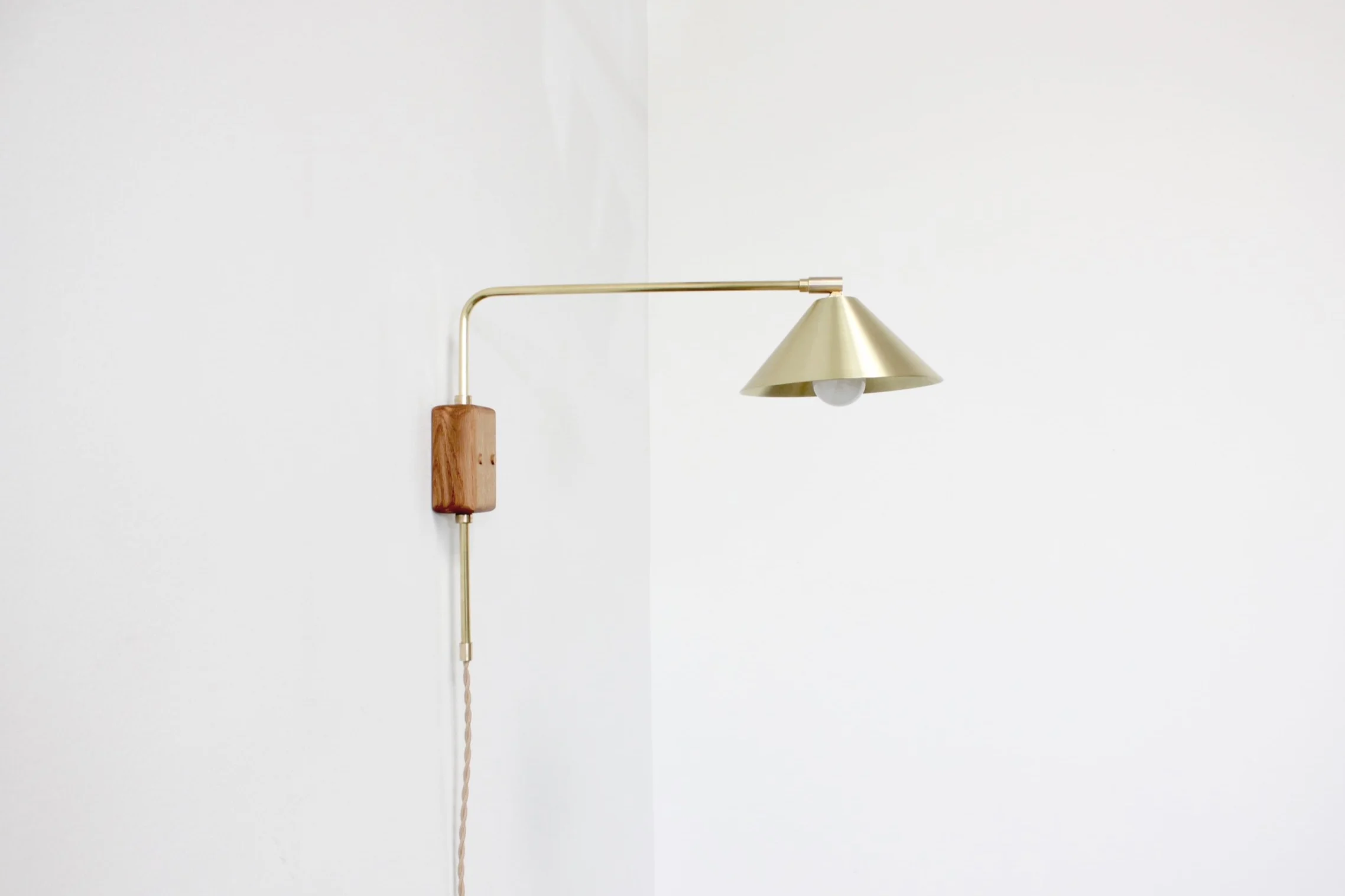 Jay Street Swing Arm Sconce - Brass