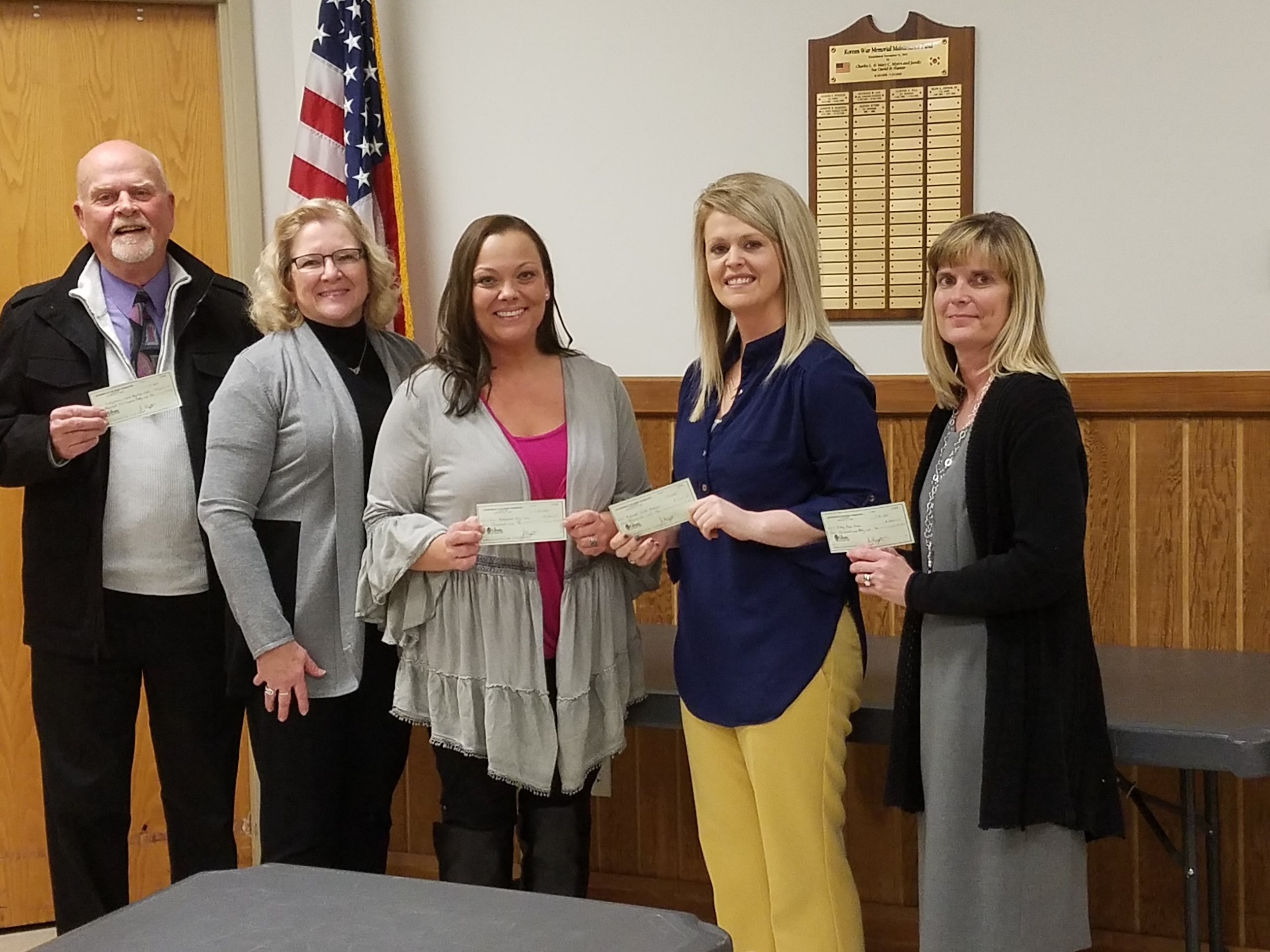 left to right: Odell Fellhauer - Presbyterian Church Day Care, Carolyn Bonjean - Board Member Jacksonville Children's Foundation, Ashley Lipscomb, Our Redeemer Day Care, Ann Hungerford, Midwest Youth Services, and Annette Huddleston, Hobby Horse House.