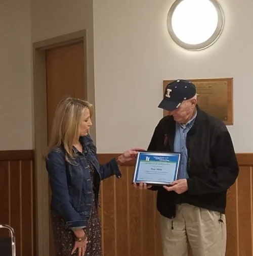 Retiring Board Member Dan Moy was recognized for his multiple years of Service with JCF