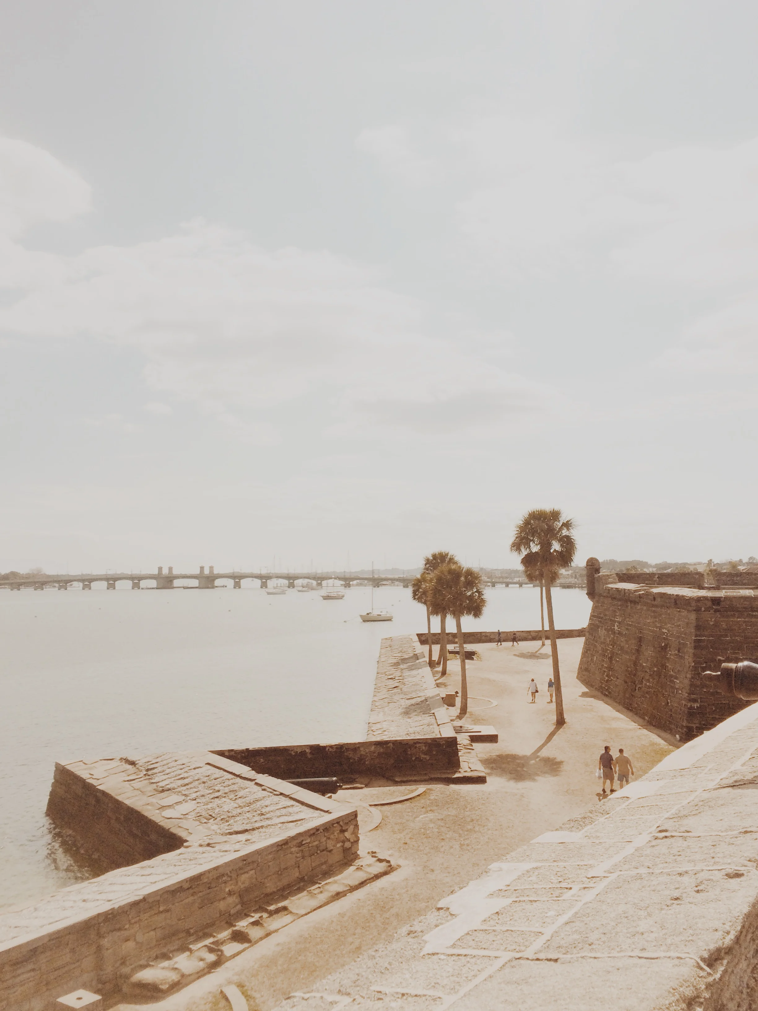 View from the Castillo de San Marcos fort.