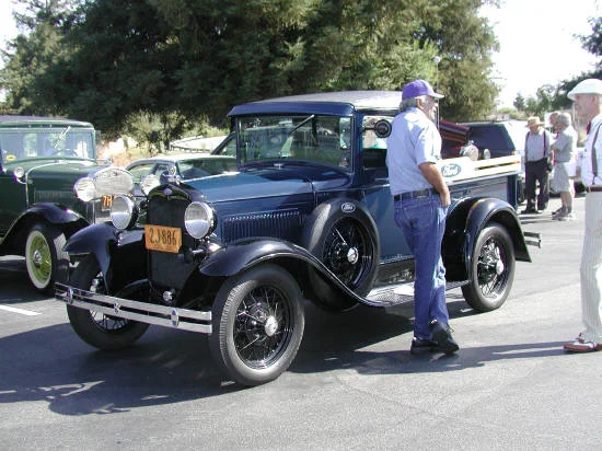   Ed &amp; Clarlene Enos -- 1930 Pickup  