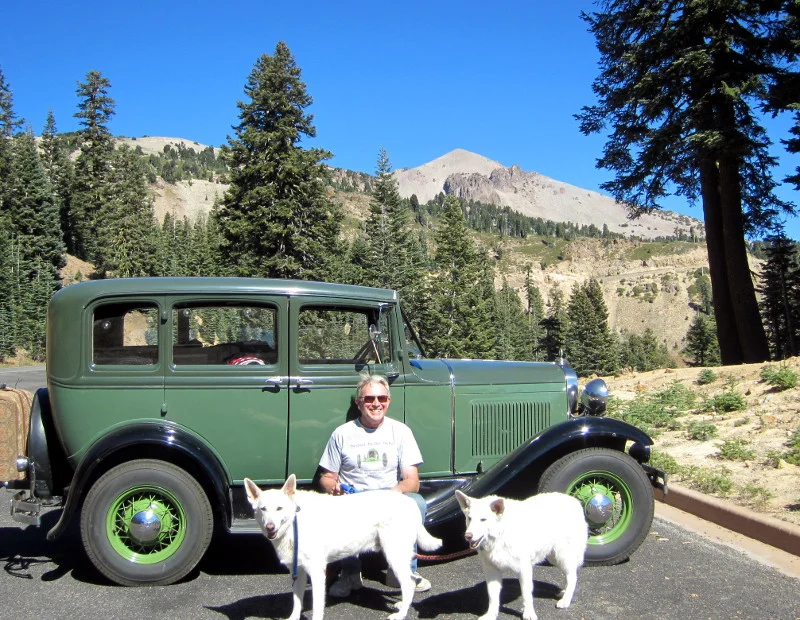   Pat &amp; Reiko Lovejoy -- 1931 SW Fordor Sedan  