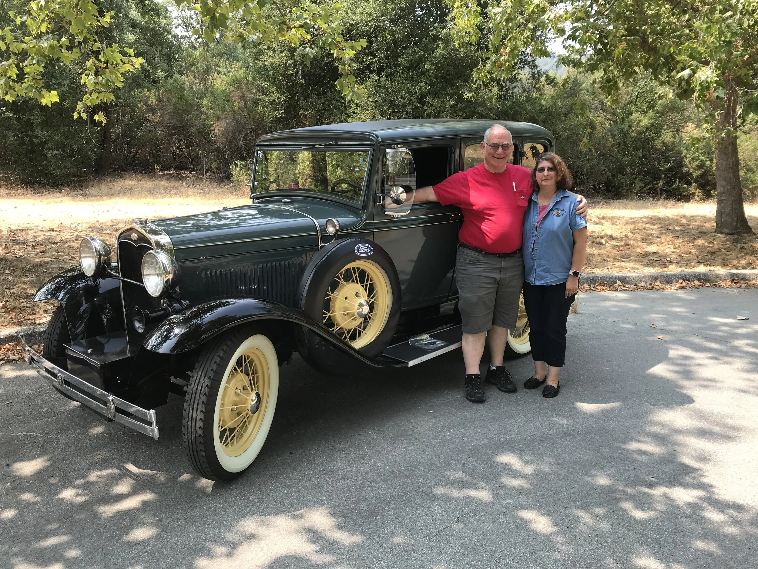 Will & Karla Lancaster - 1931 Slant Window Town Sedan