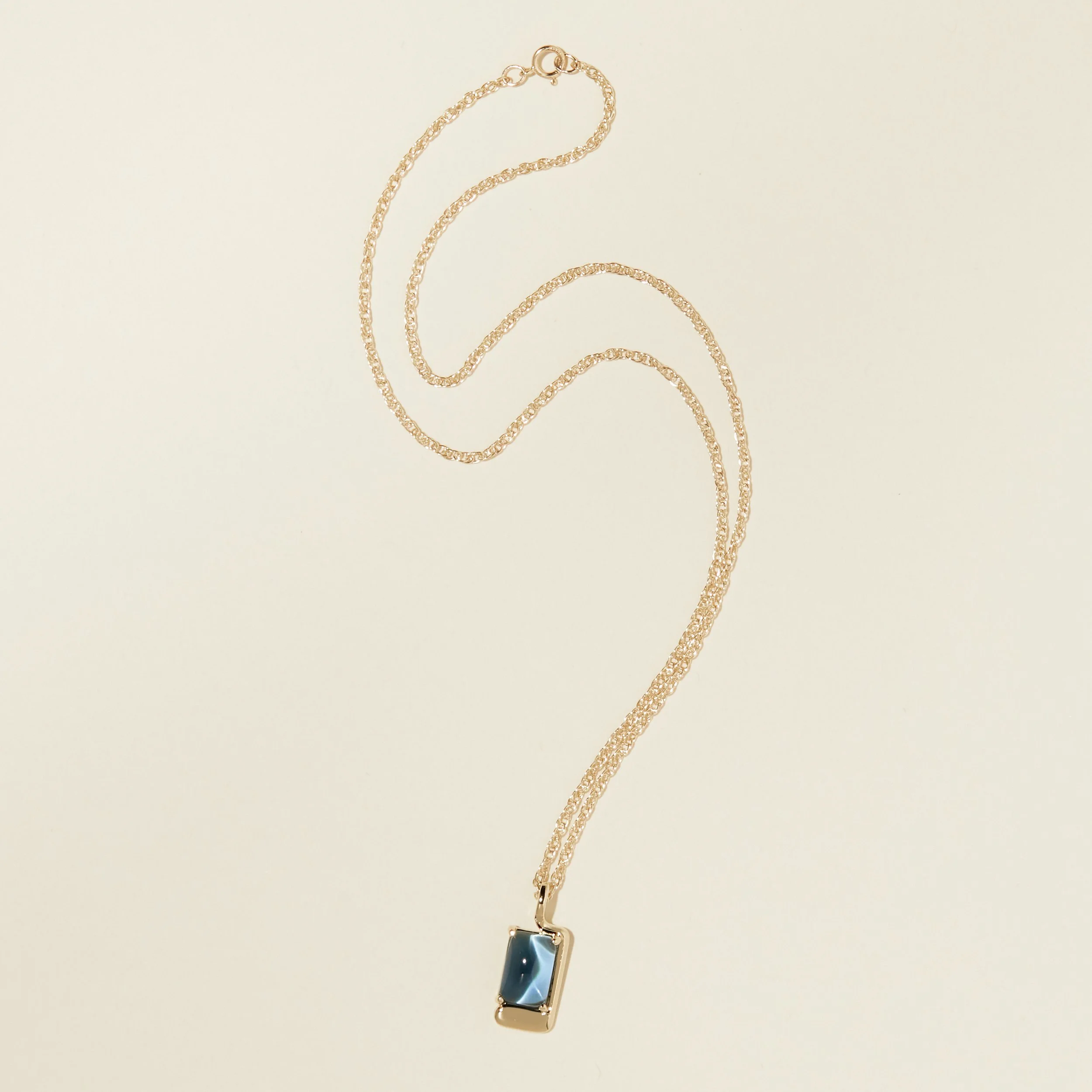 Foster Necklace - Gold/Blue — Lindsay Lewis Jewelry