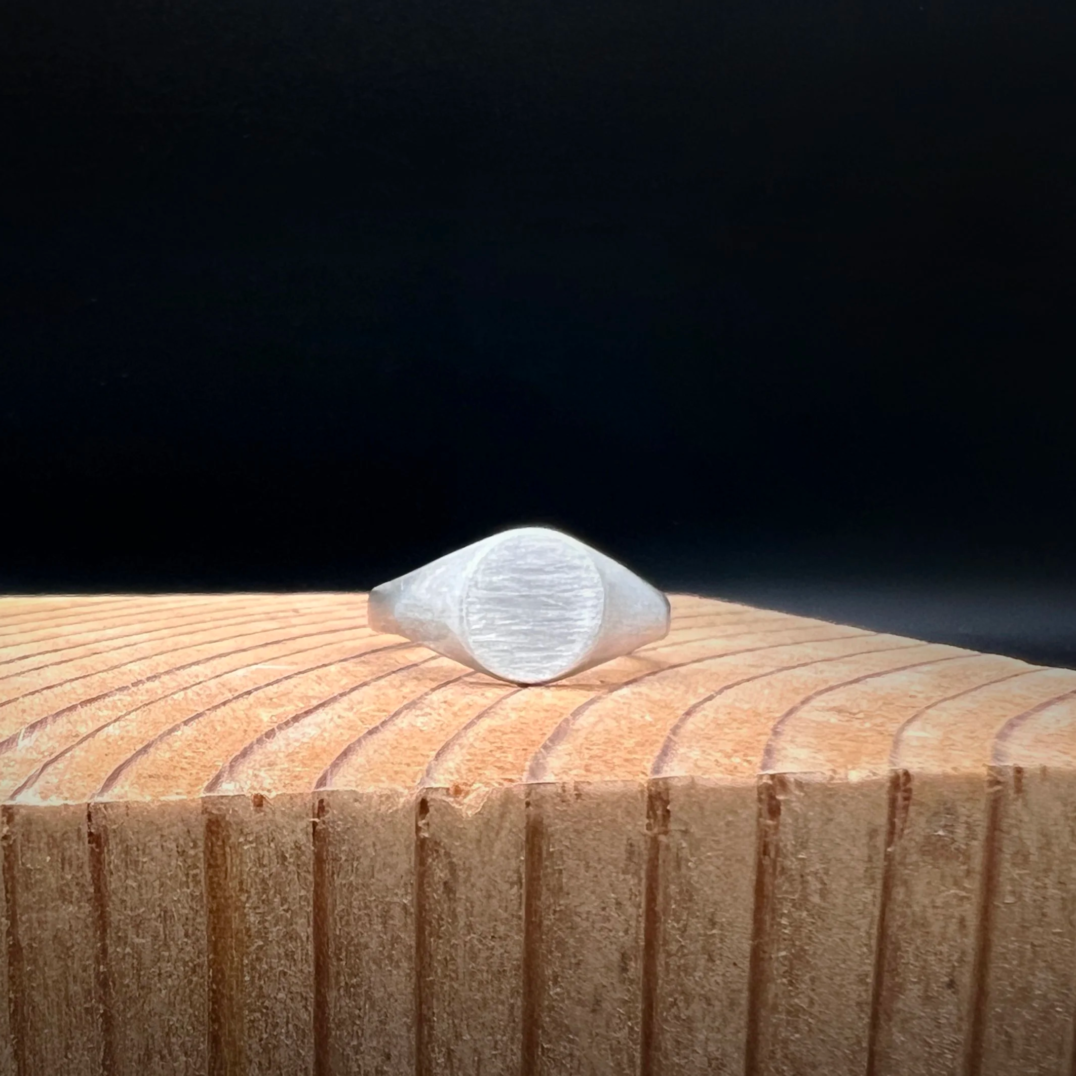 Classically Inspired Oval Signet Ring