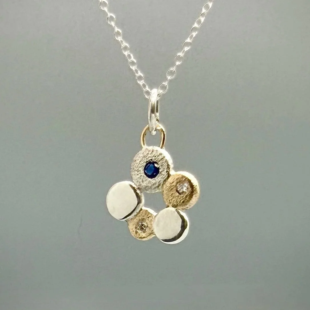 Sapphire and Diamond Pendant