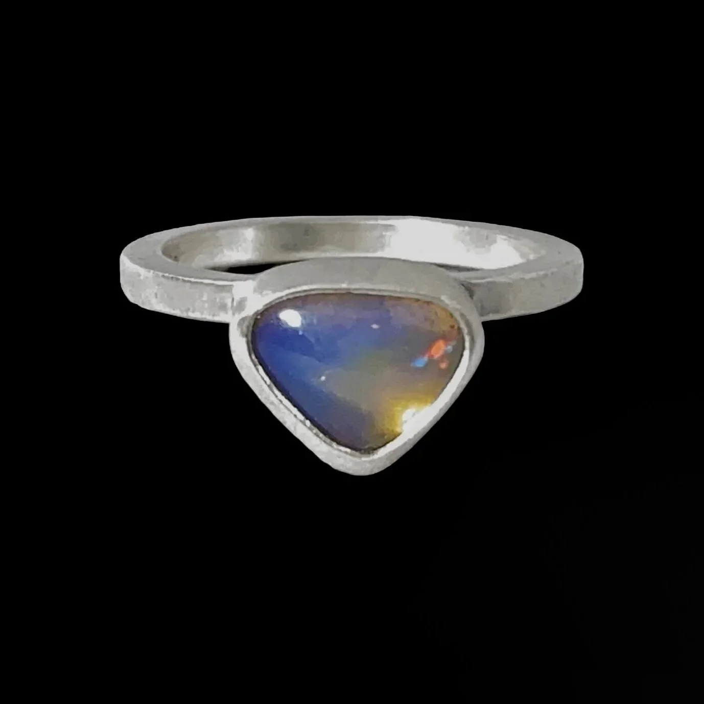 Triangle Opal Ring