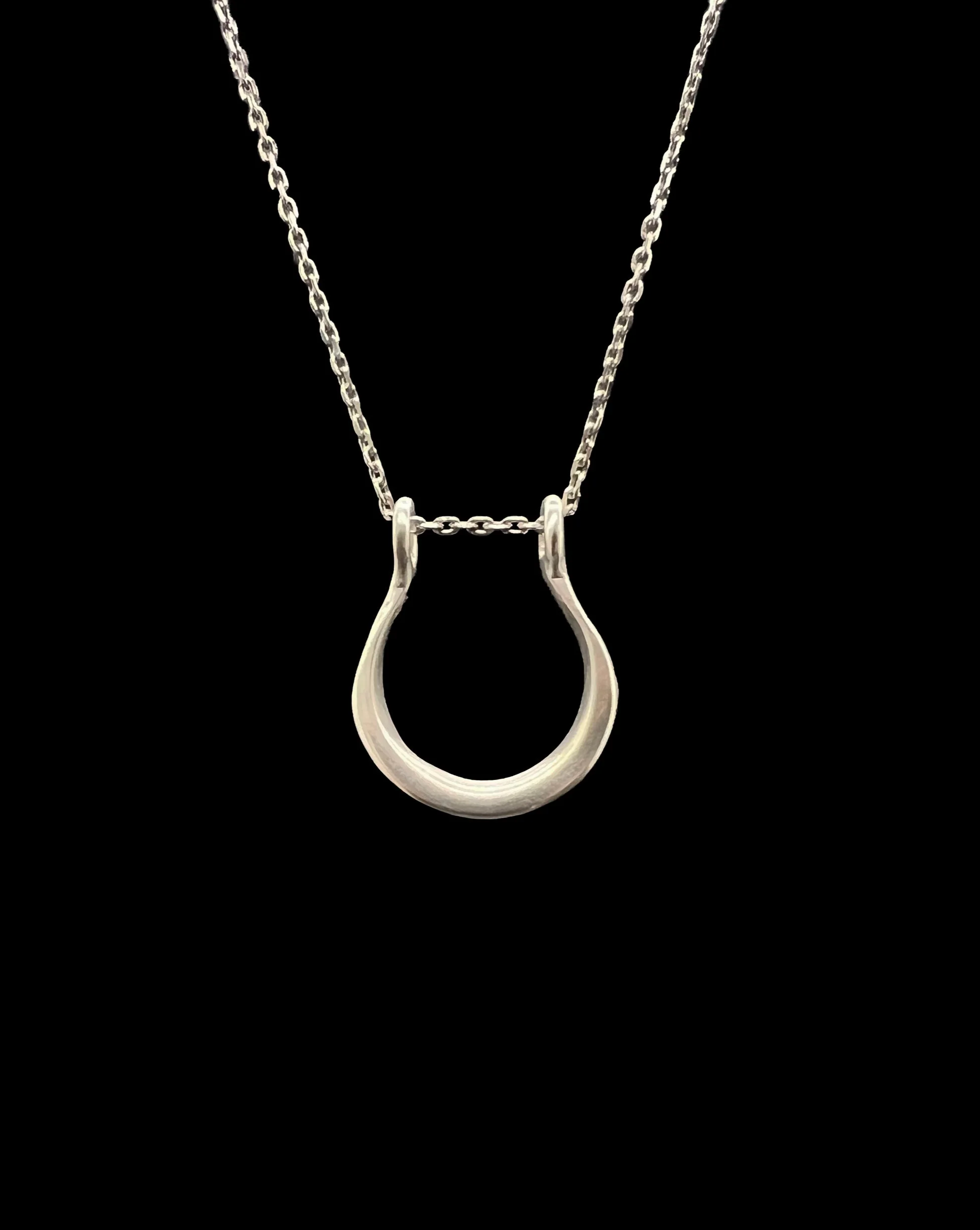 Graceful Silver Ring Holder