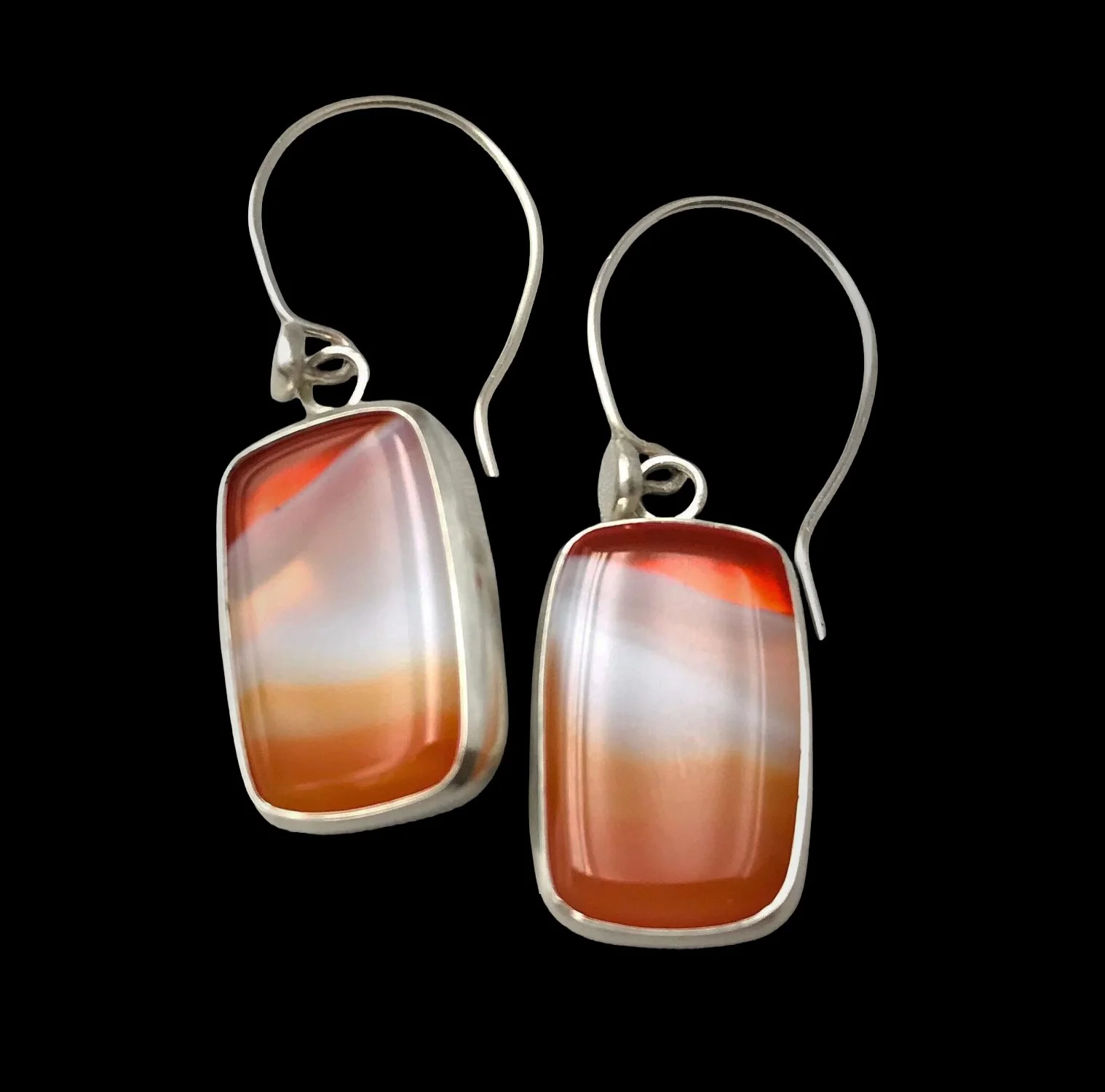 Banded Agate Earrings