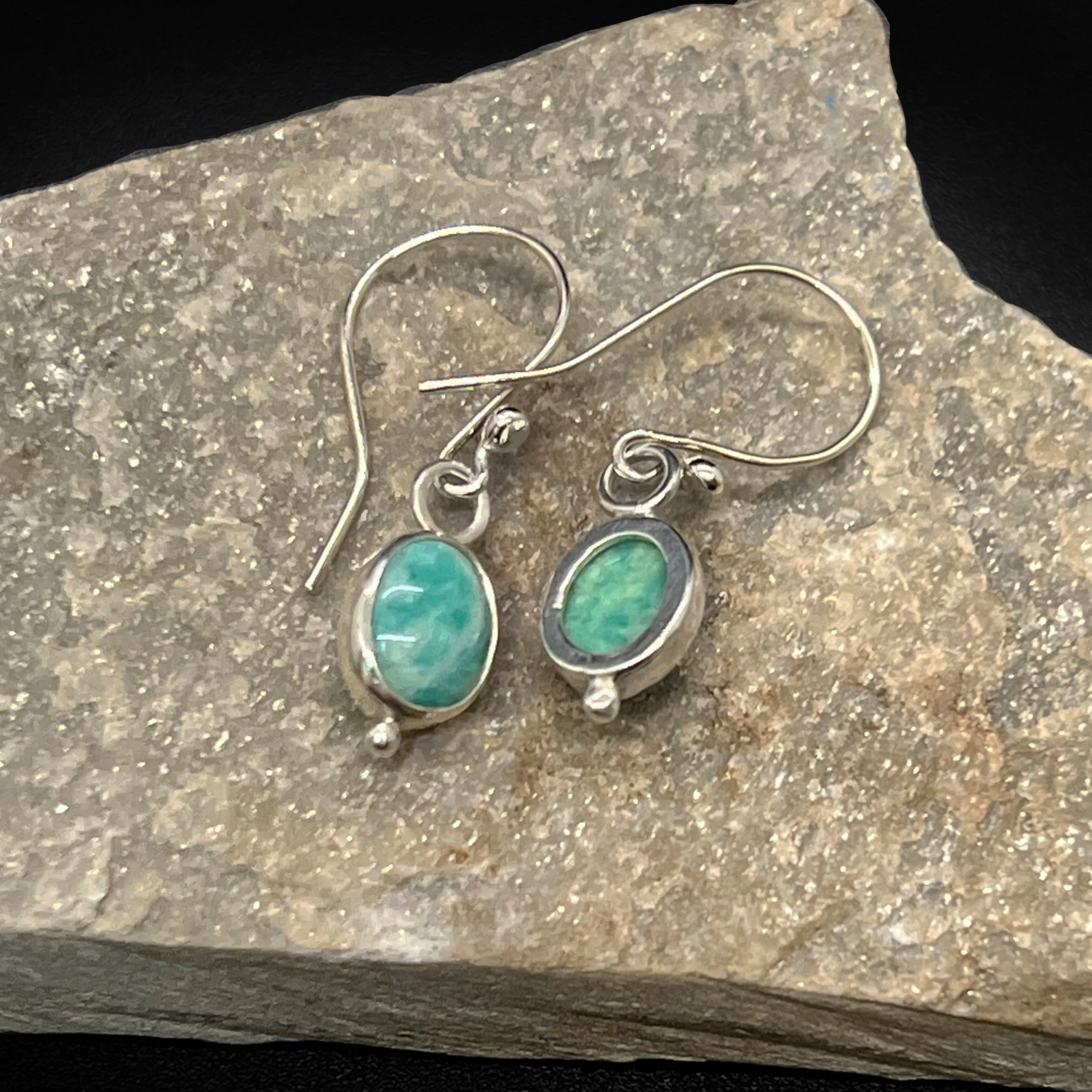 Vibrant Amazonite Earrings