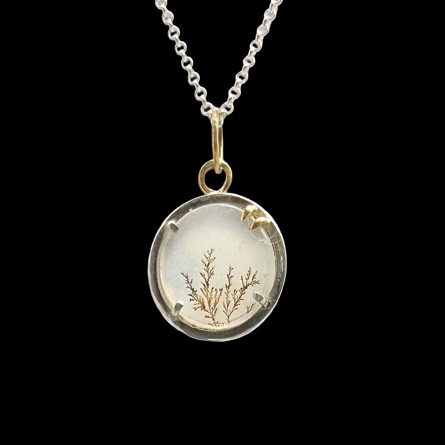 Dendritic Agate Pendant