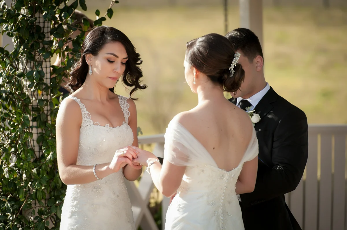 Exchange of wedding rings