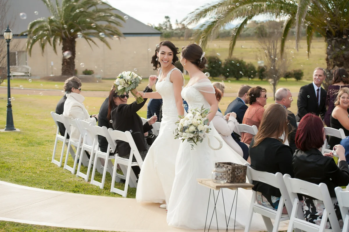 happy brides