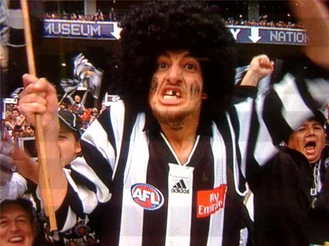 Most people think the Collingwood teeth thing is an overused joke. It's actually just The Truth.