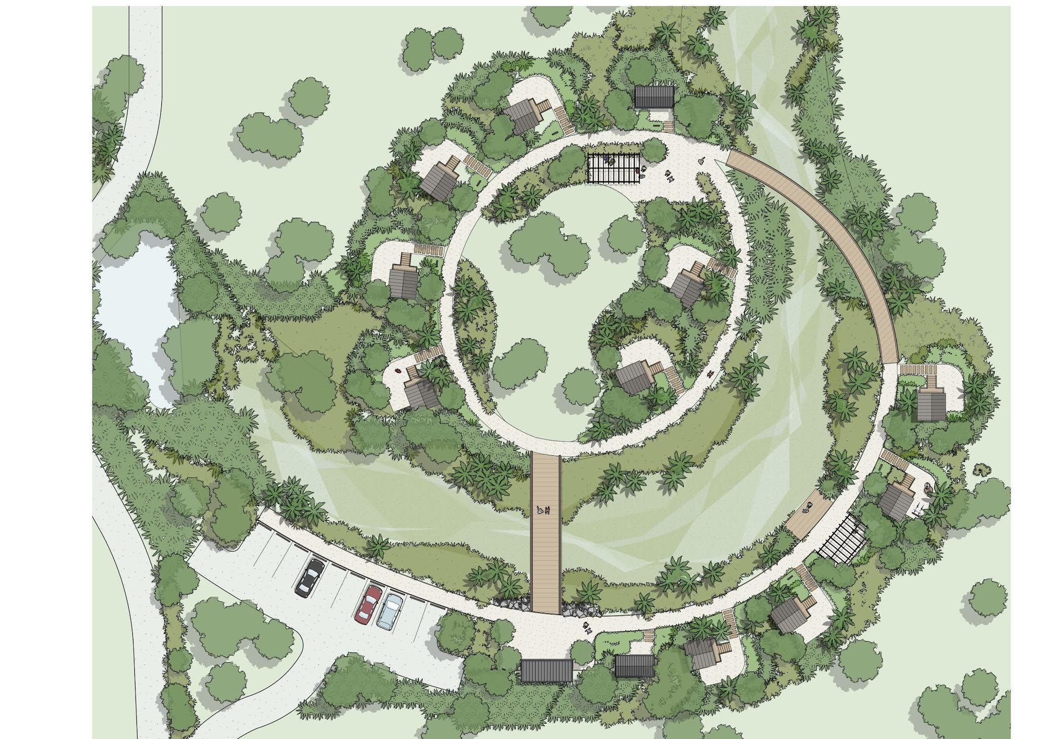 Site plan of Accommodation