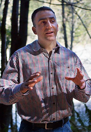 Wildlife ecologist Mourad Gabriel. (Photo: Mary Grace McKernan)