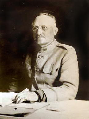 The "Hero of Panama," Major General William Sibert, Commander, US Chemical Warfare Service 1918-1919.