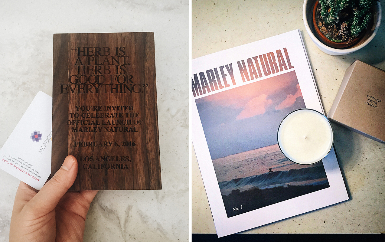 Marley Natural Launch Party Invite