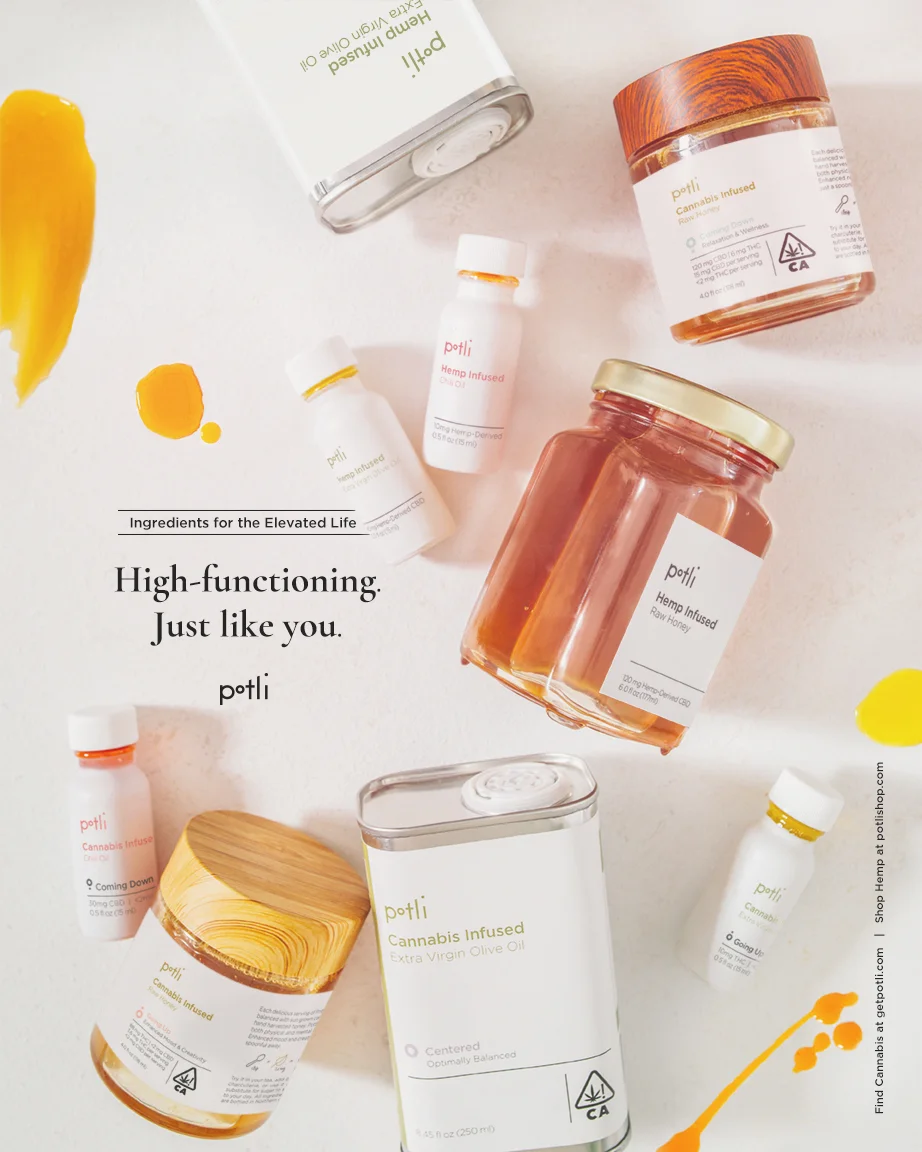 Photography & Potli Package Design by Monica Lo, Sous Weed