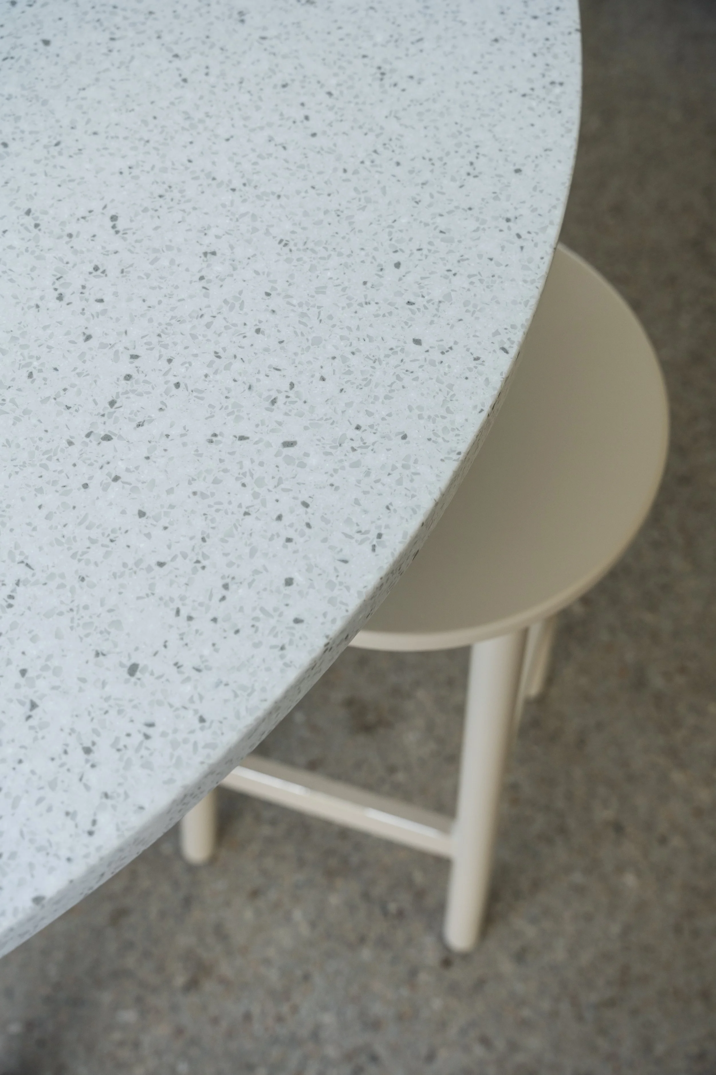 Silver Birch Corian table