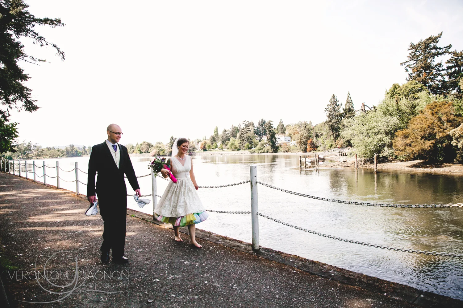 Walkway along the Gorge Waterway.