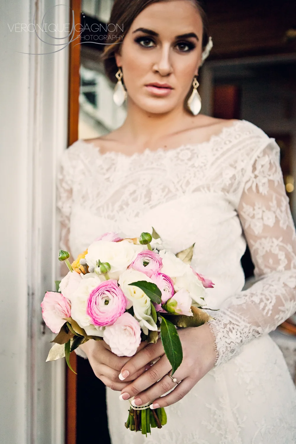 Lace and roses