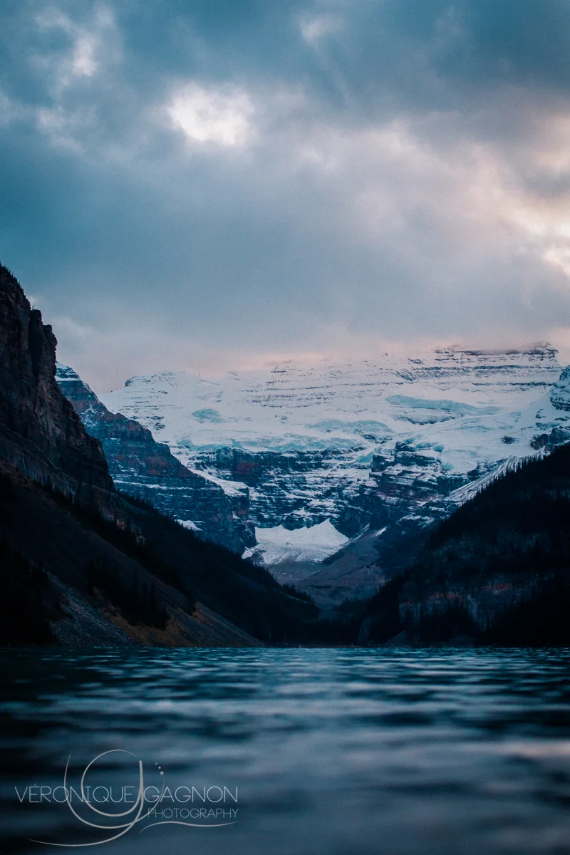 Lake Louise so peaceful.