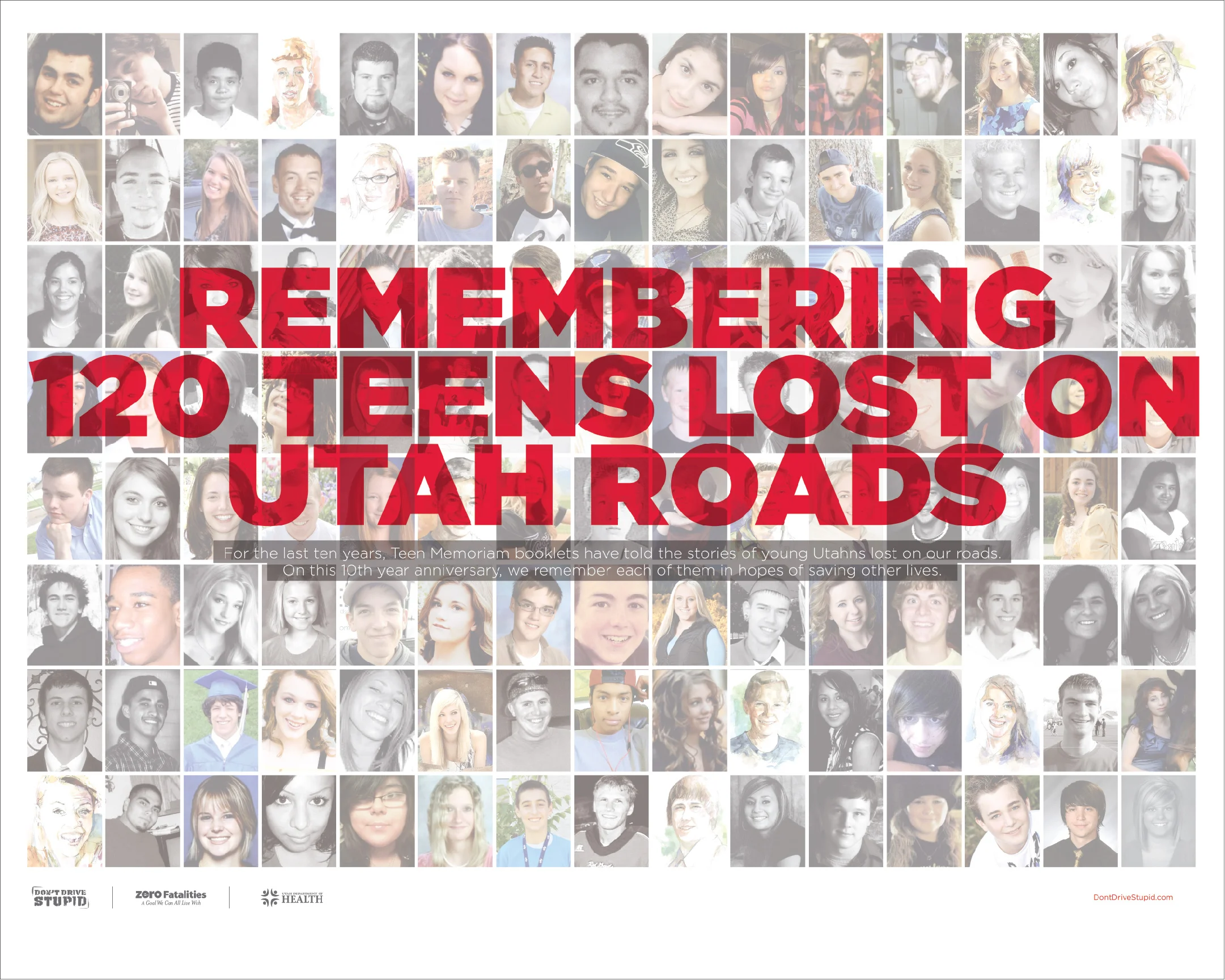 Zero Teen Fatalities Display Design