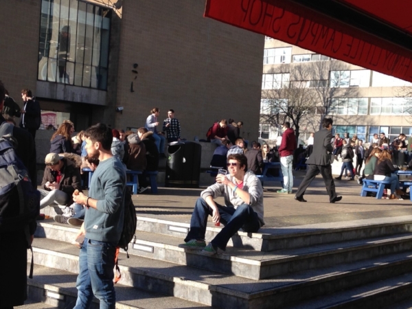 The roof of the SU is a great sun trap! 
