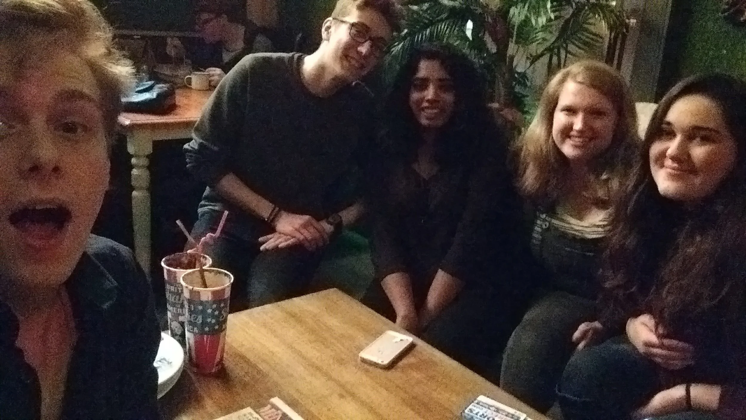 At Caffeine Club!
