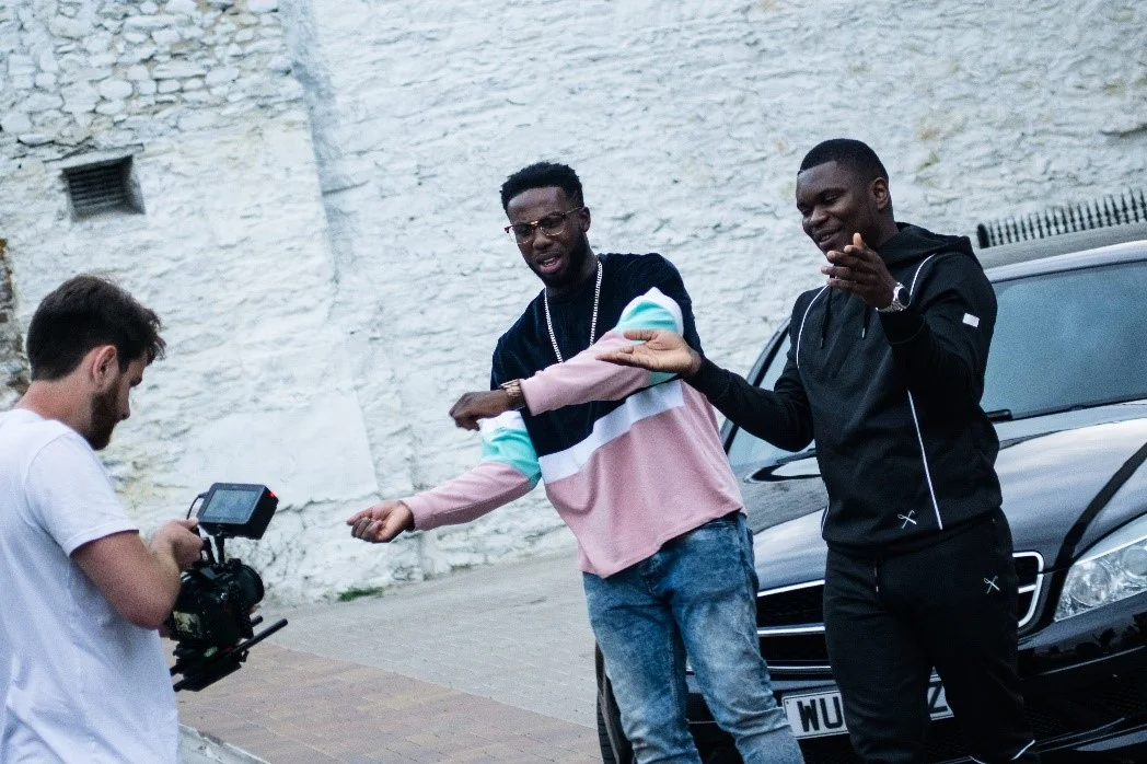 Another video shoot: Performing song “Energy” and spilling hella sauce with Yxng Philz