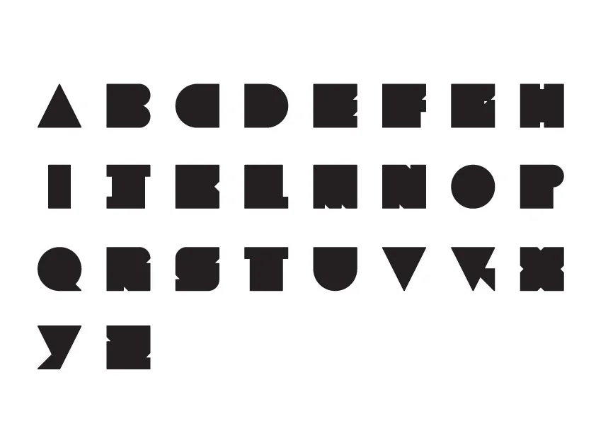 A font I created for a re-brand brief. 