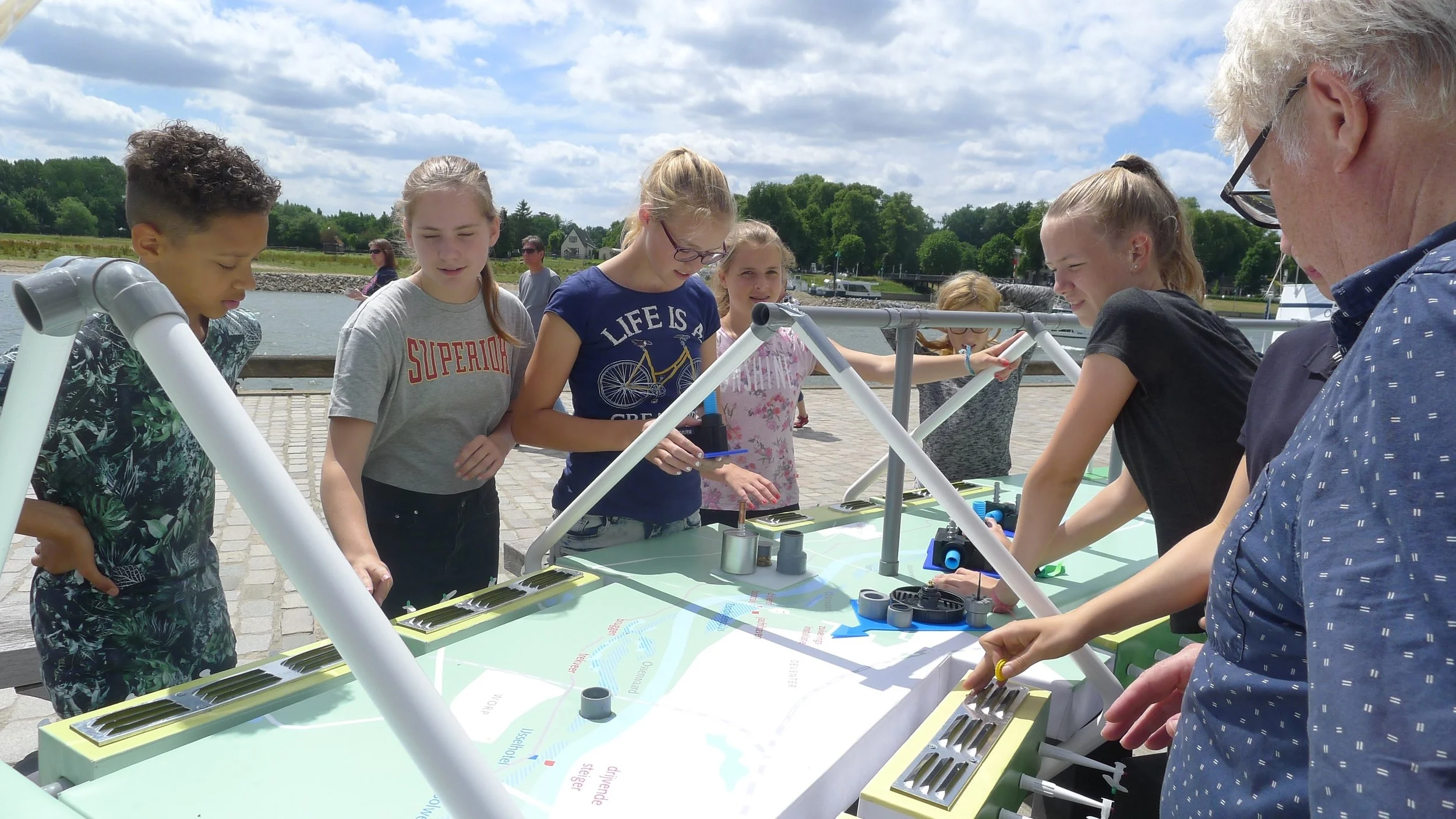 Brugklas van de Boerhaave organiseren de inrichting van de IJsselvallei als Energielandschap.