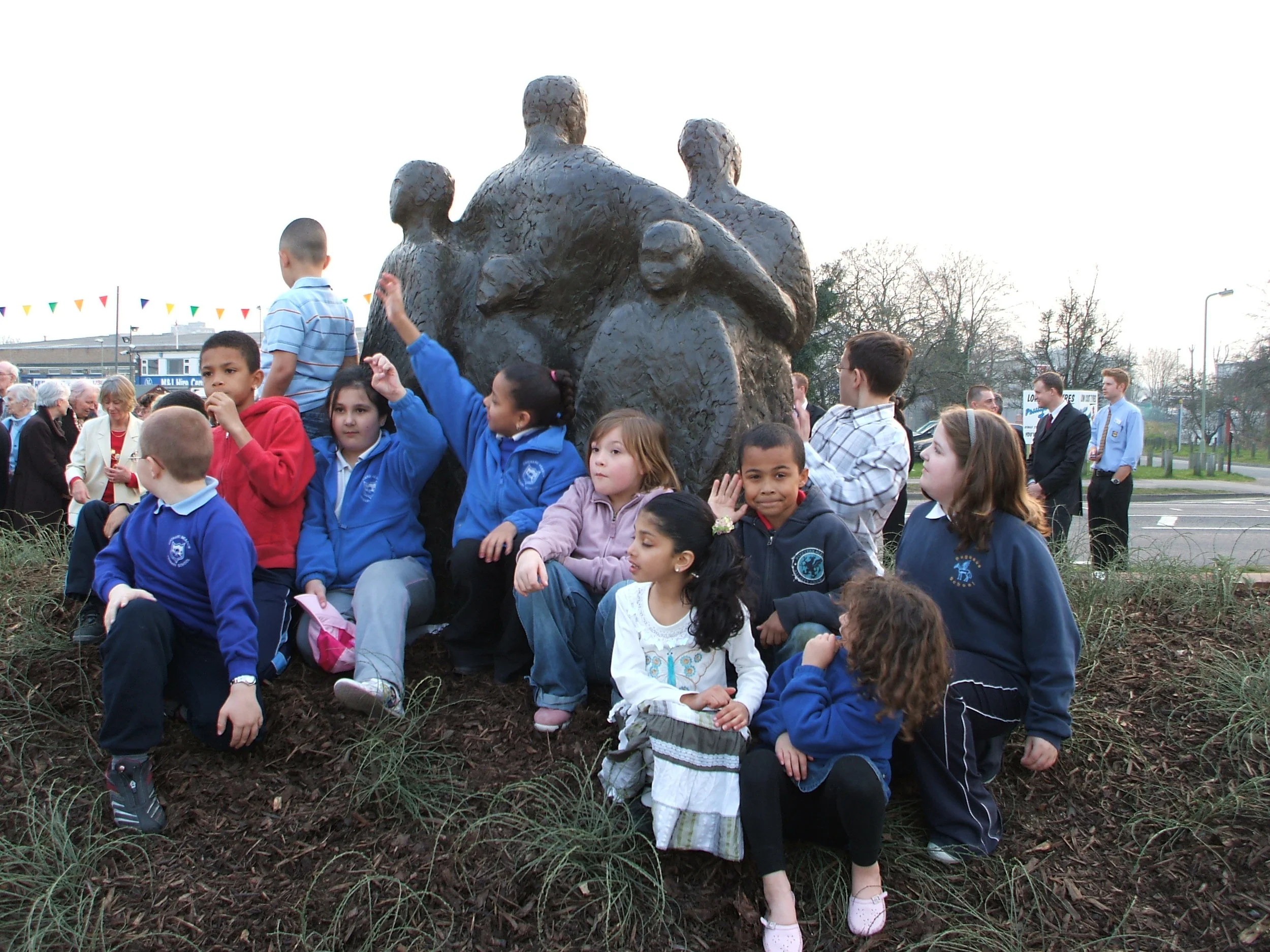08 children with Lidl sculpture.jpg