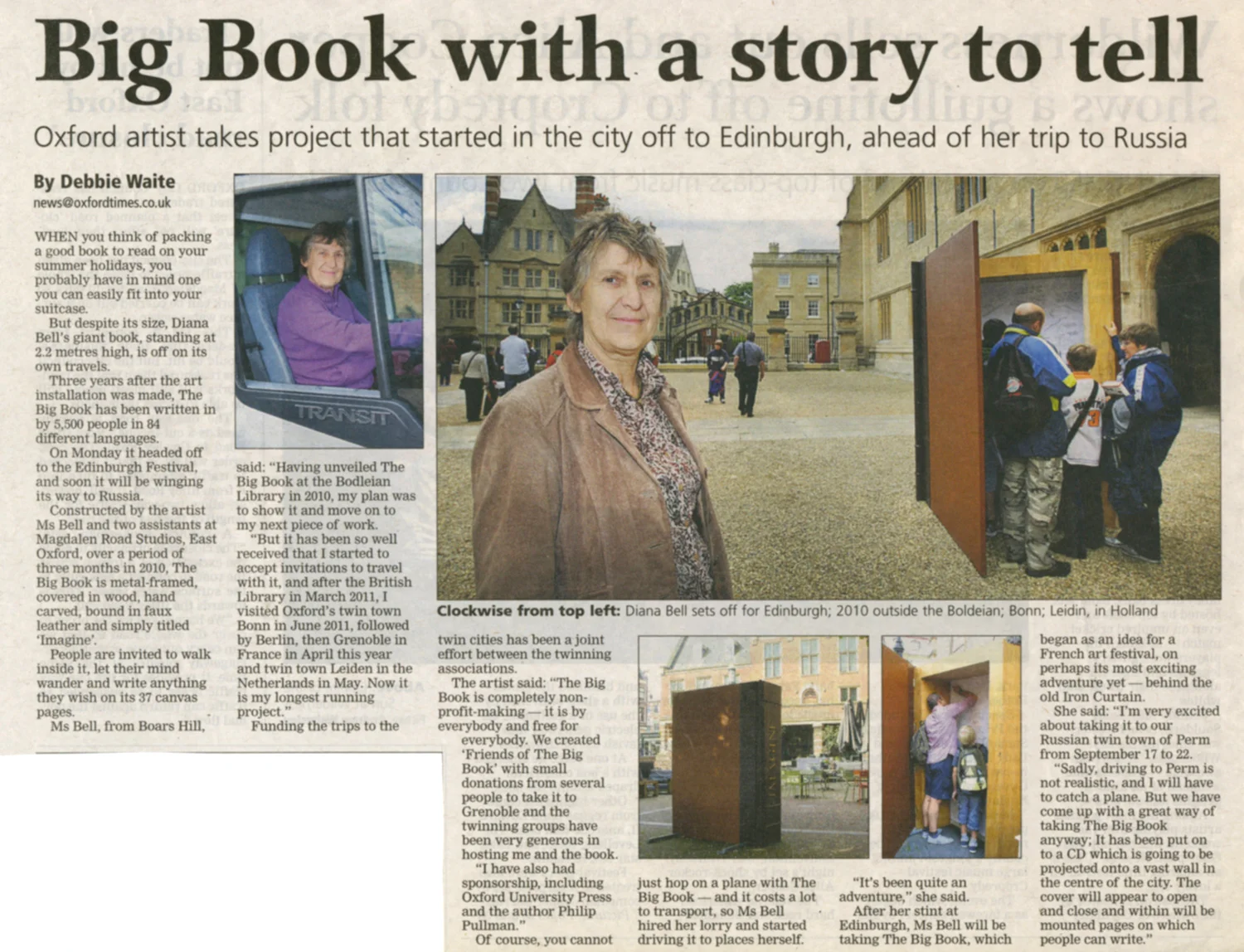 OXFORD TIMES, August 2013