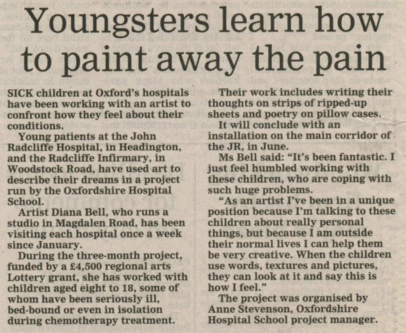 OXFORD MAIL, 2003