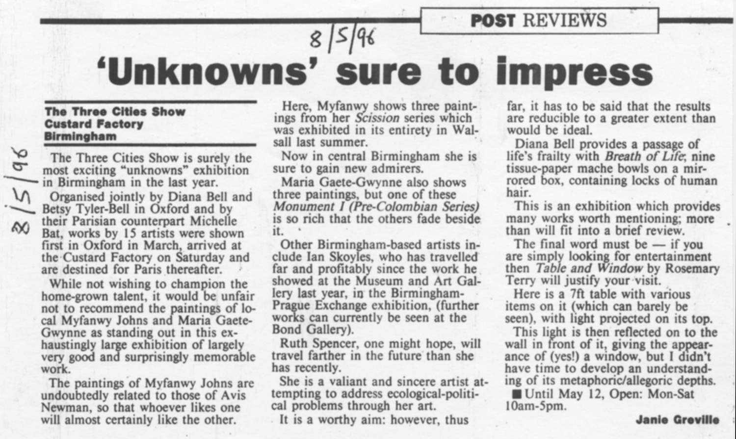 BIRMINGHAM POST, May 1996