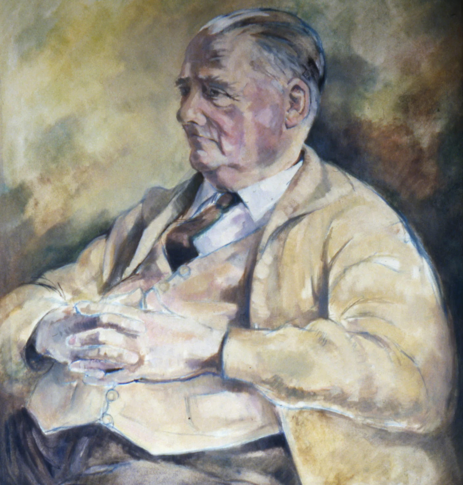 FRANK AGED 84 Oil on canvas, 72cm x 80cm