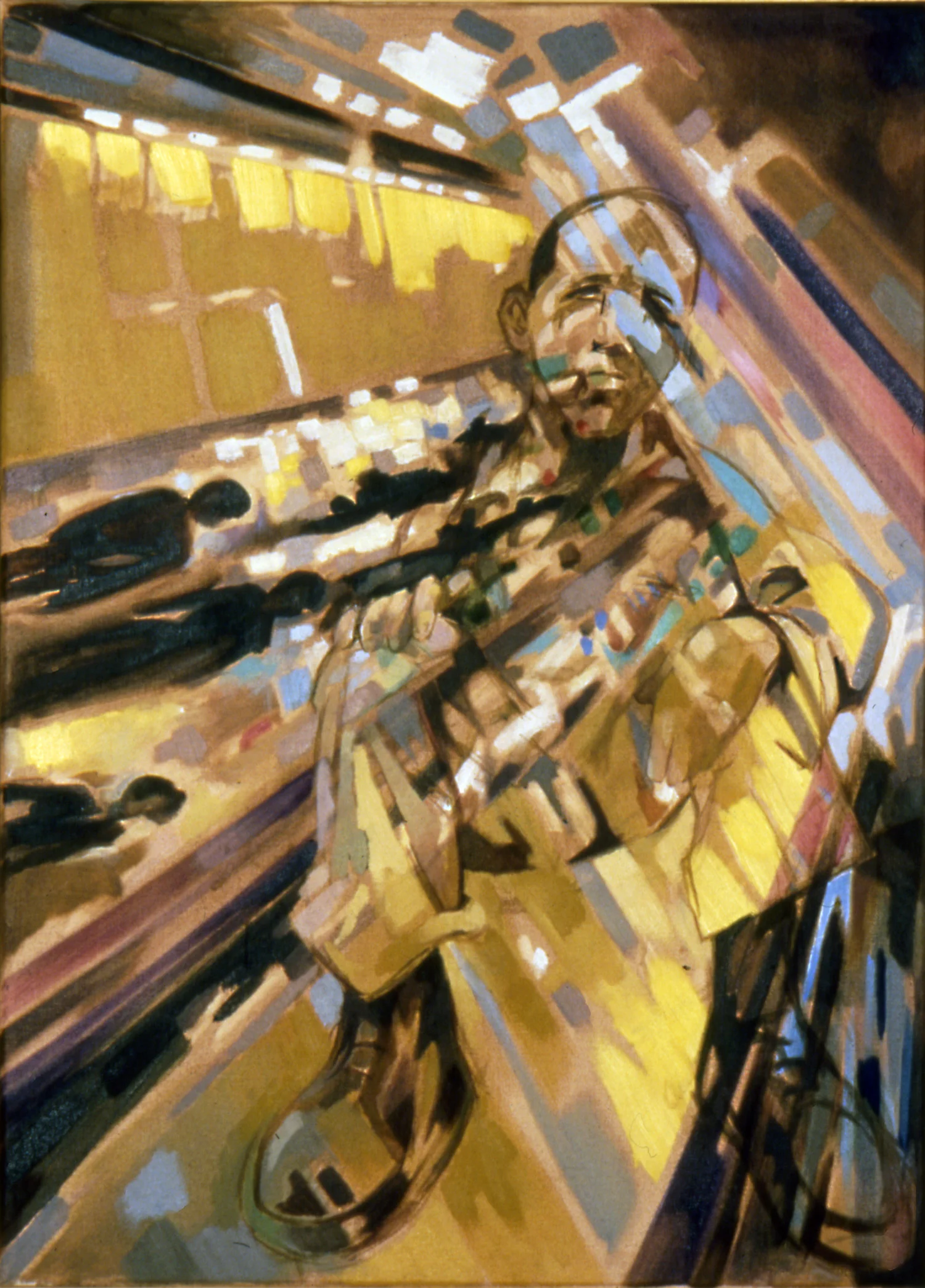 CITY REFLECTIONS Oil on canvas, 65cm x 75cm