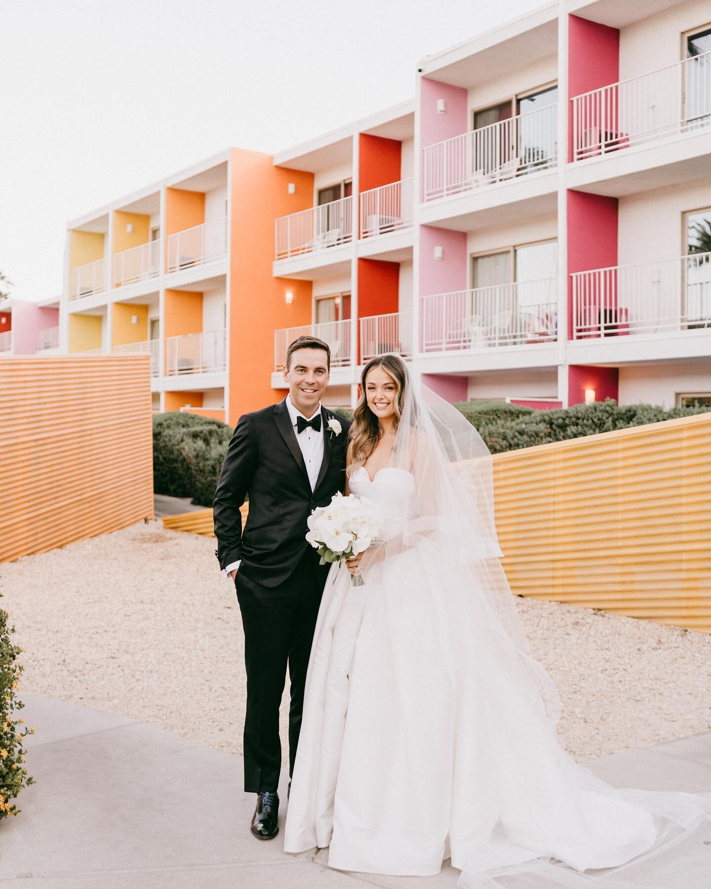 Lovely wedding in Palm Springs.