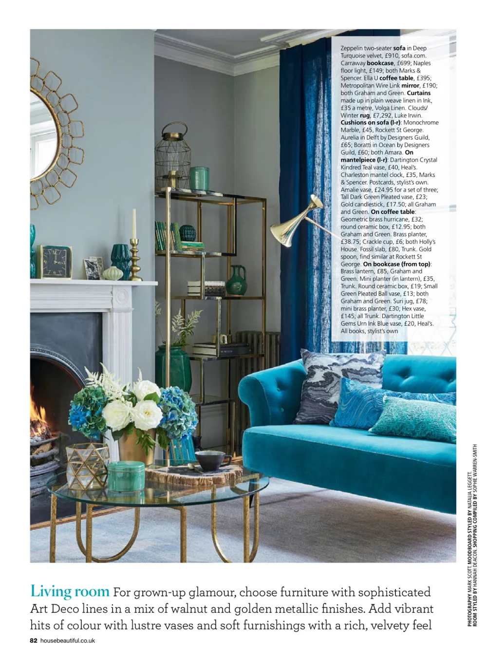 Carraway Bookcase - House Beautiful - Oct 15